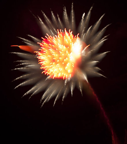 長時間露光で花火12