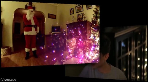 カメラに映るサンタさん03