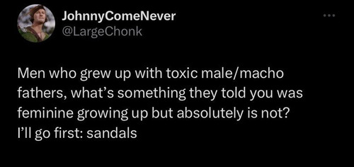 マッチョ志向で毒親な父親01