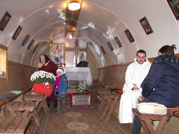 ロシアの列車の教会07