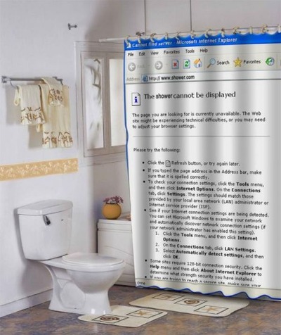 面白シャワーカーテン13