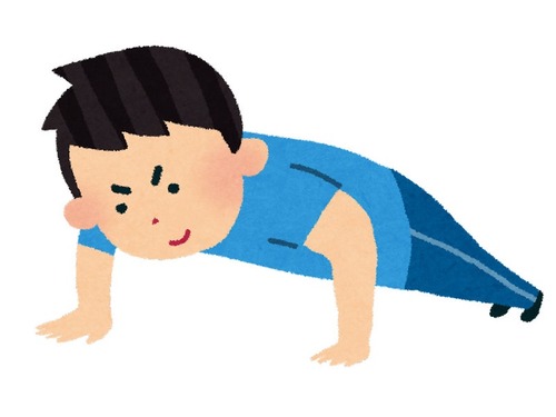 腕立て伏せを絶対に阻止する犬