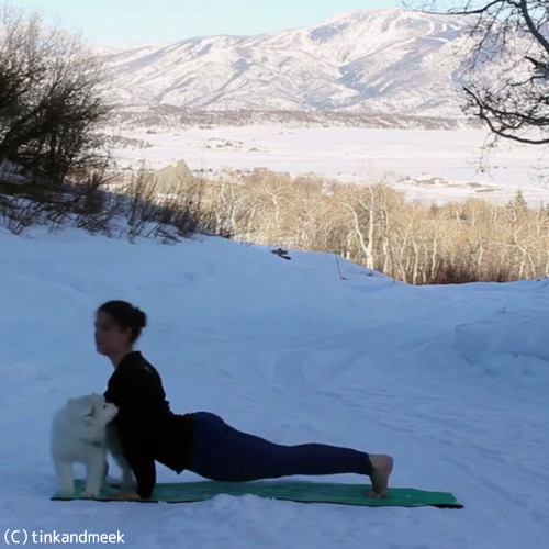 ヨガをしてたら…03