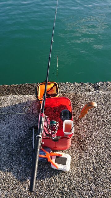 今日はボウズ 築港堤防 釣りと無線とダイビング