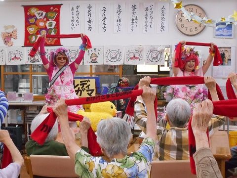 2019091ひかりの森タオル体操上