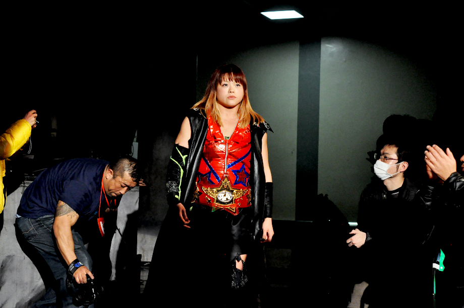 スターダム 2018年2月 興行ポスター ☆ 里村明衣子vs トニー・ストーム