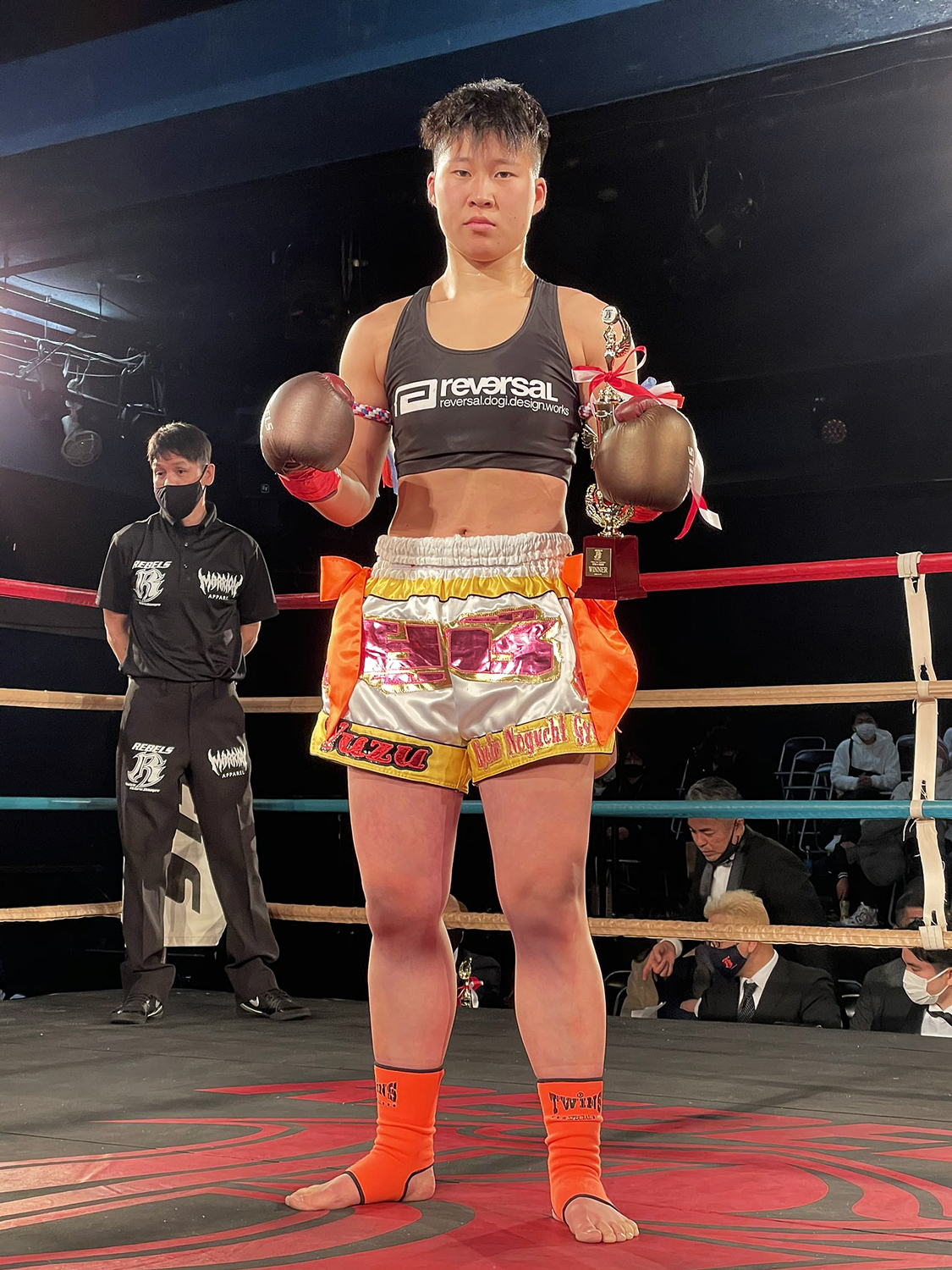 北川 柚が勝利 試合結果 北川 柚vs寺西美緒が決定 1 11 創世のタイガ 無法島 Presents Rebels New Year Festival 東京 新宿face Lady Go