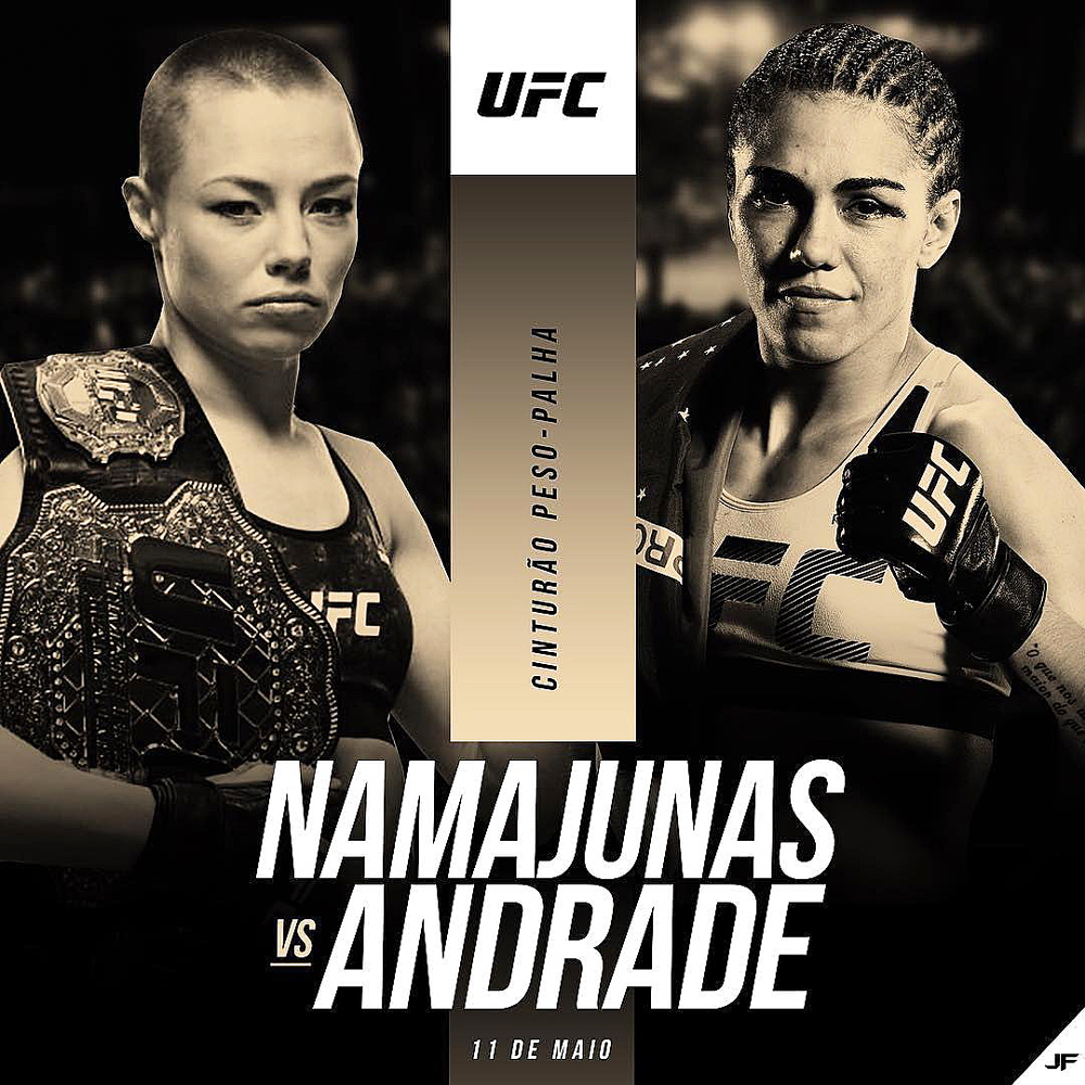 ジェシカ アンドラージが新王者に 試合結果 ローズ ナマユナス2度目の防衛戦 ローズ ナマユナスvsジェシカ アンドラージ Ufc女子ストロー級タイトルマッチ 5 11ufc237 ブラジル Lady Go