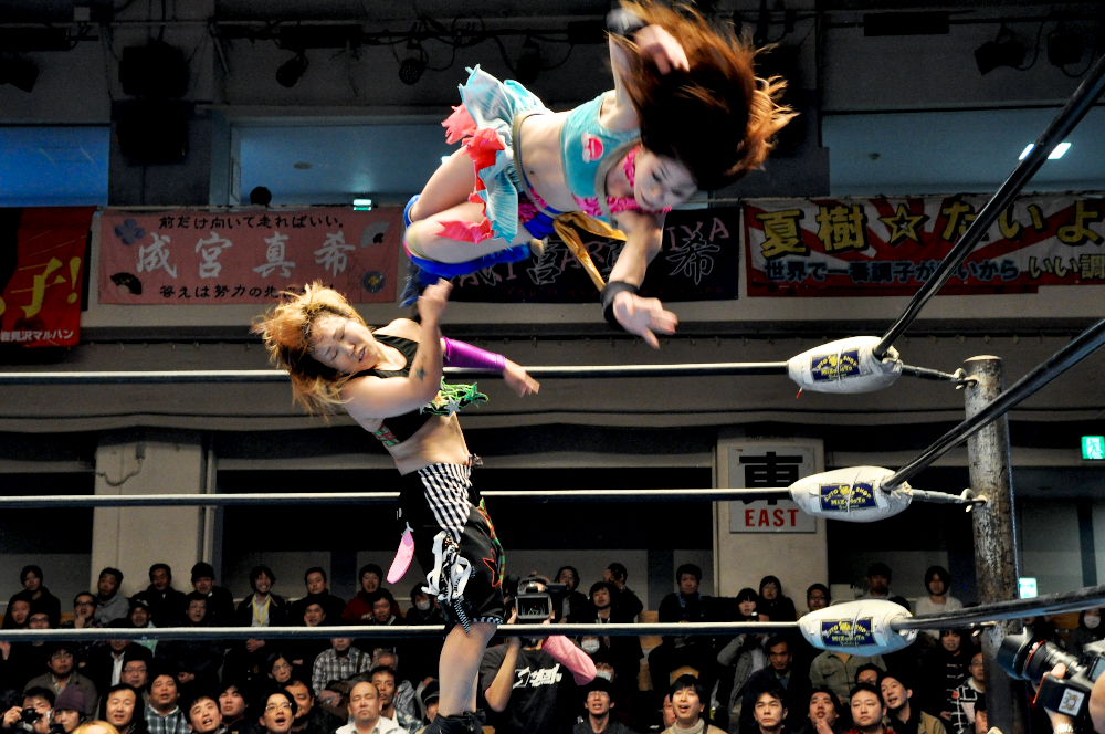 3.31後楽園のメインでつくしvsくるみのICE×60選手権、3.9松本都の防衛
