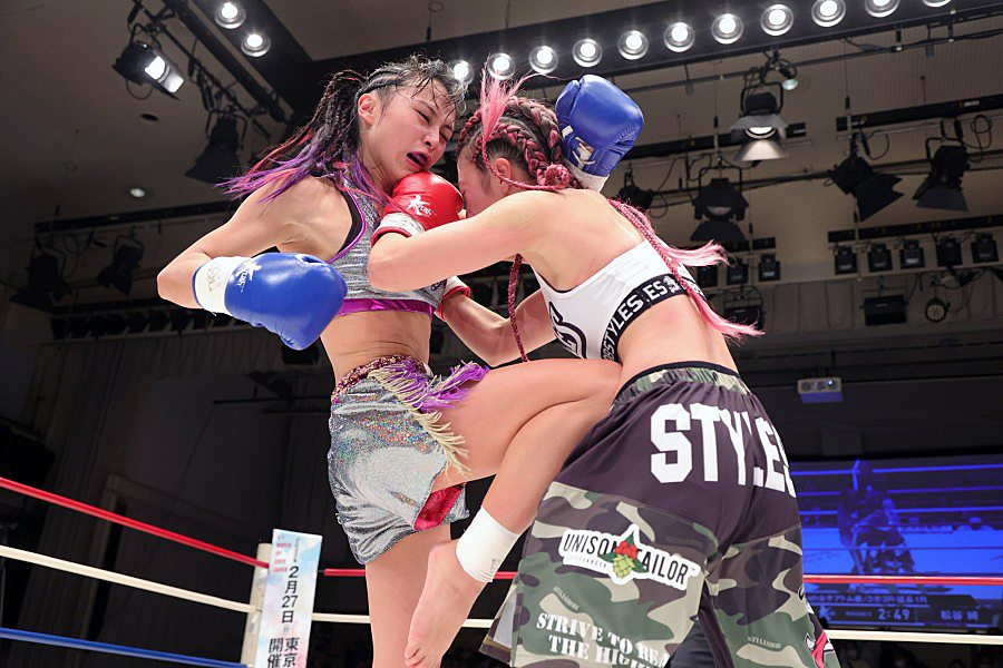 松谷 綺がダウンを奪い勝利！【試合結果】松谷、Krush初戦の相手
