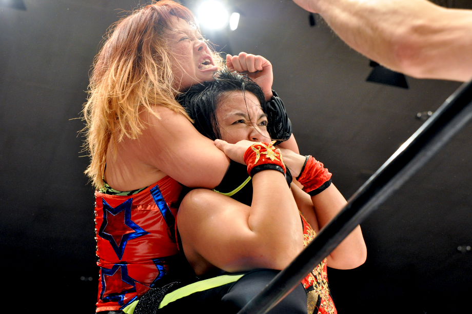 スターダム 2018年2月 興行ポスター ☆ 里村明衣子vs トニー・ストーム