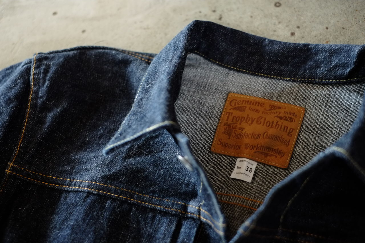 ふみやん　ダートデニムジャケット　40 2025年最新】TROPHY CLOTHING メンズ Gジャン・デニムジャケット