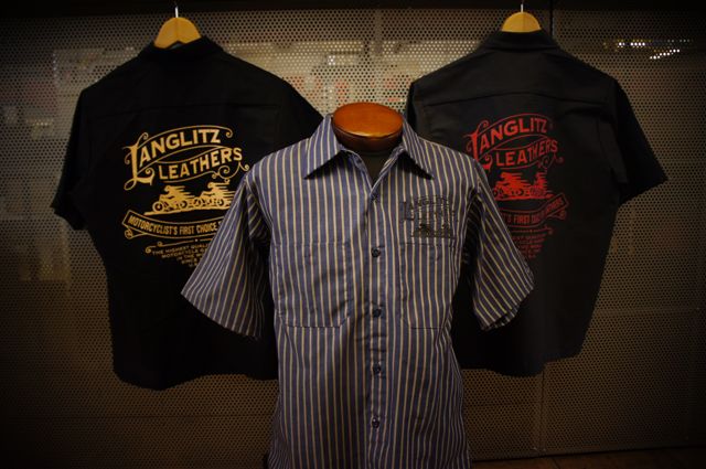 ラングリッツレザーワークシャツ Sサイズ Langlitz Leathers ラング
