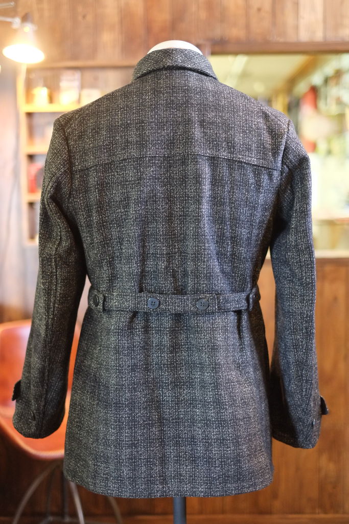 BLACKSIGN 1930s ウルフ・ツイード・サファリ・ジャケット 1930s Wolf Tweed Safari Jacket / Wolf Gray - BSFJ-19404GRY