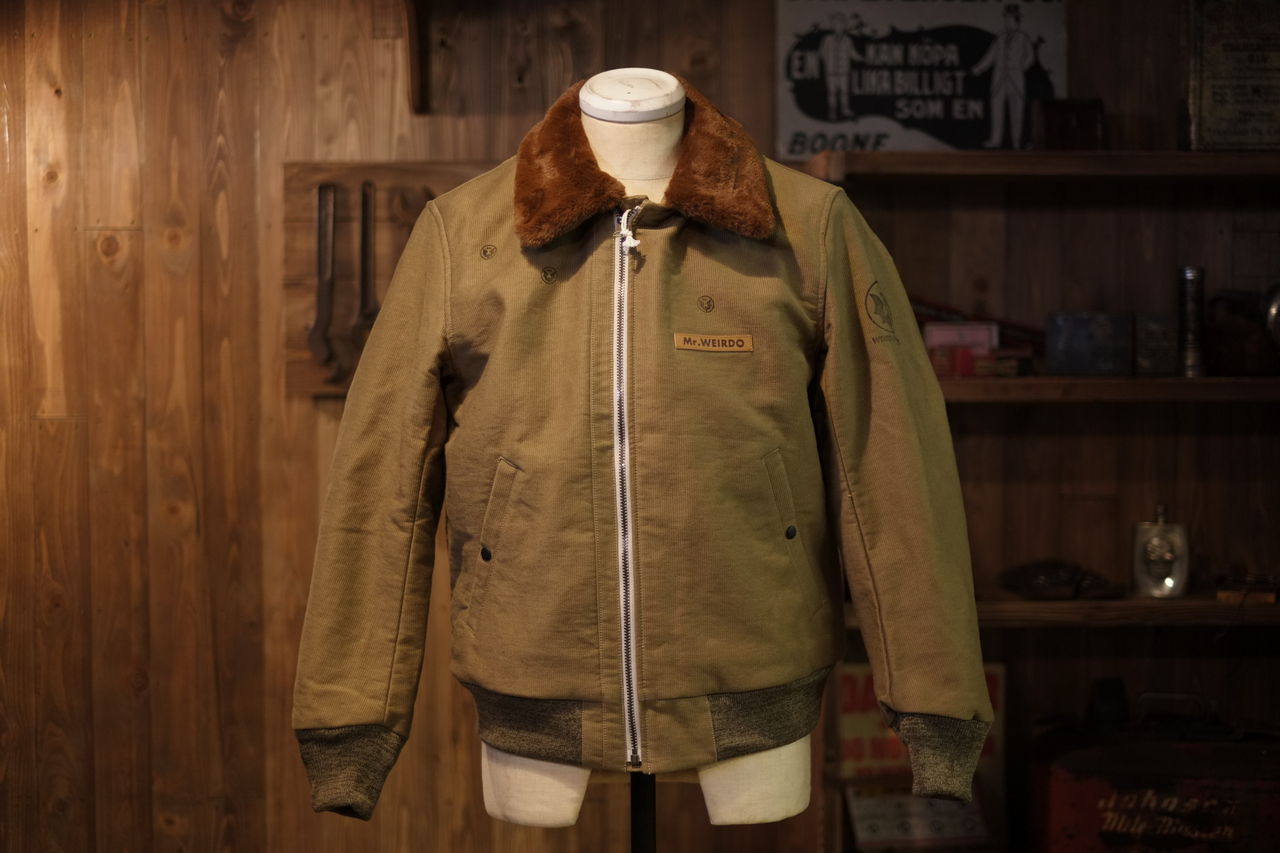 【良品】WEIRDO ウィアード B-15A フライトジャケット WEIRDO ウィアードB-15 フライトジャケットMサイズ