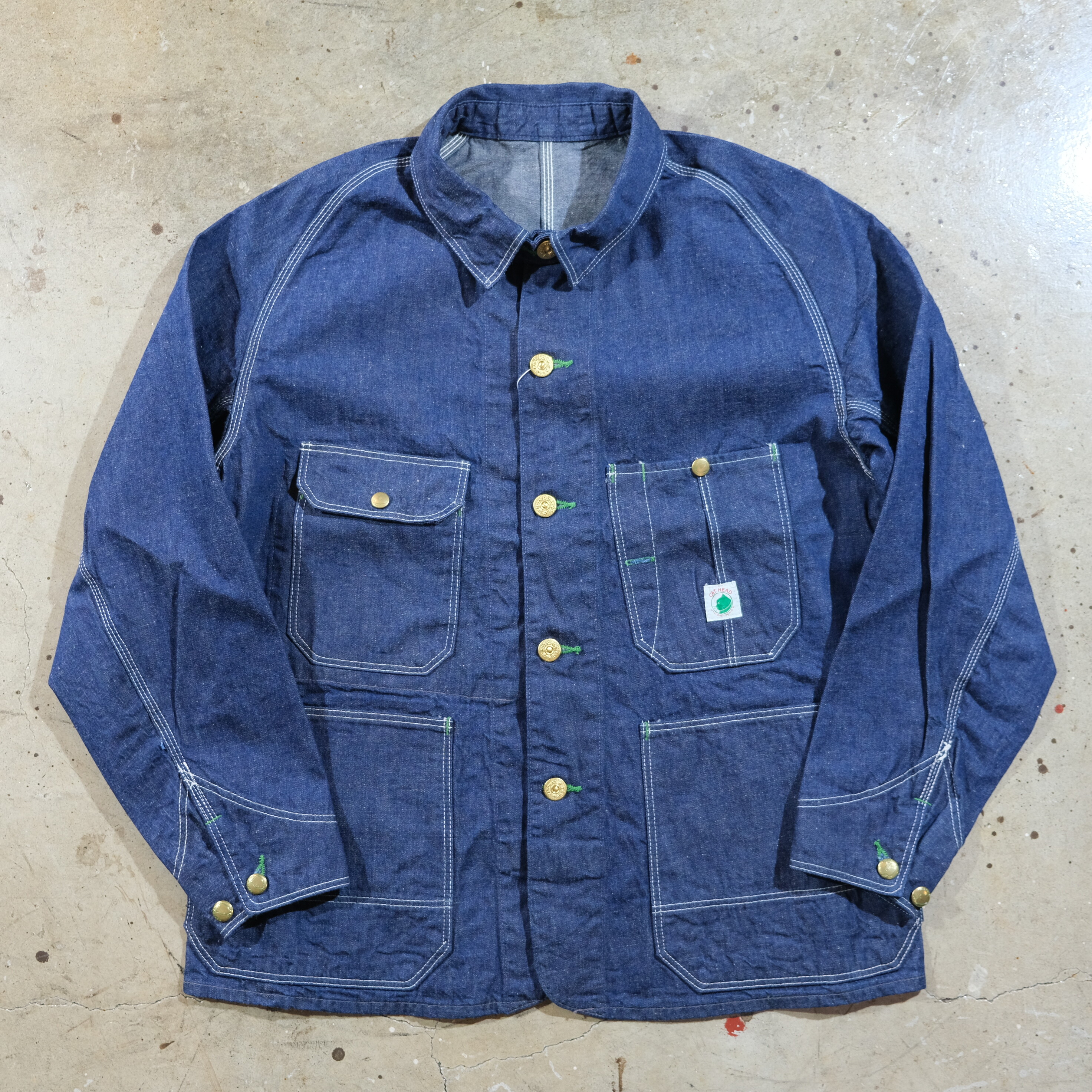TCB jeans Cat Head Jacket 42インチ 未使用 新品 TCB jeans TCBジーンズ Cat Head Jacket BKBK キャットヘッド