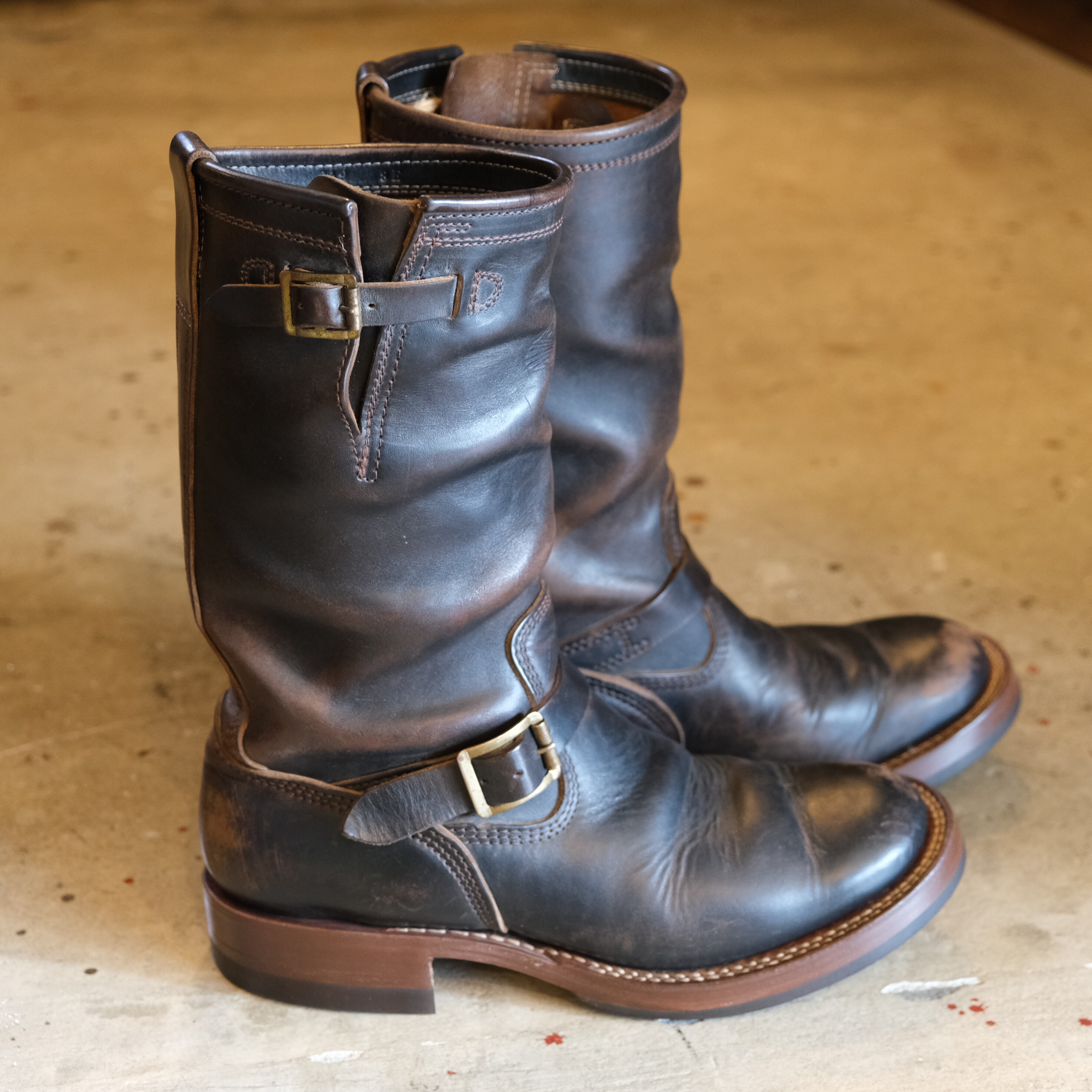 DELAY 希少ホースバット茶芯エンジニアブーツ HORSE茶芯エイジング : SHOPのブログ - Lahaina