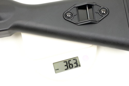 CYMA製のストックは363g