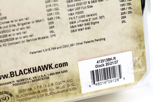 GLOCK20・21・37用のものをチョイス