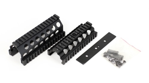 メーカー不明のRASアッパーレイルとRISハンドガード