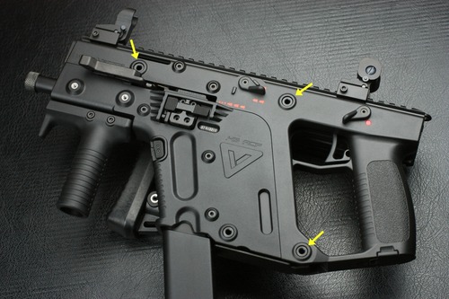 分解時に抜くピンは3箇所