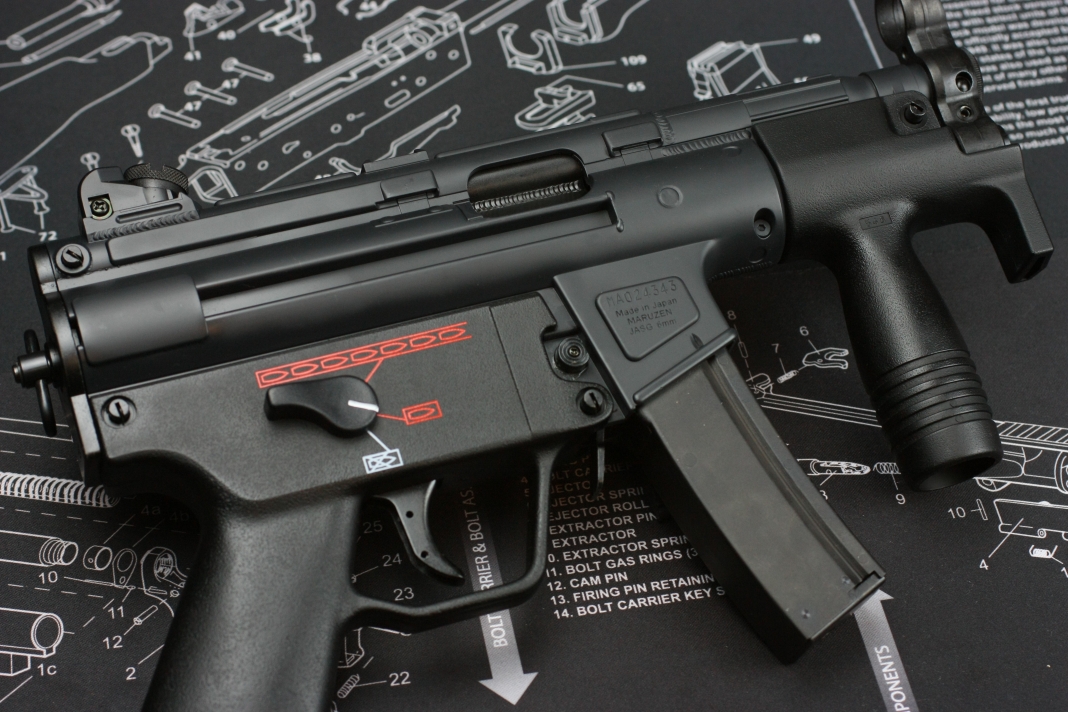 マルゼン　GBB MP5KA4 カスタム　色々おまけ付き マルゼン] MP5KA4 CQB ガスブローバック フォアグリップ＆ロング