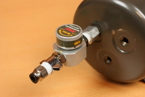 ガスガンへの経路パーツ 実際に組込