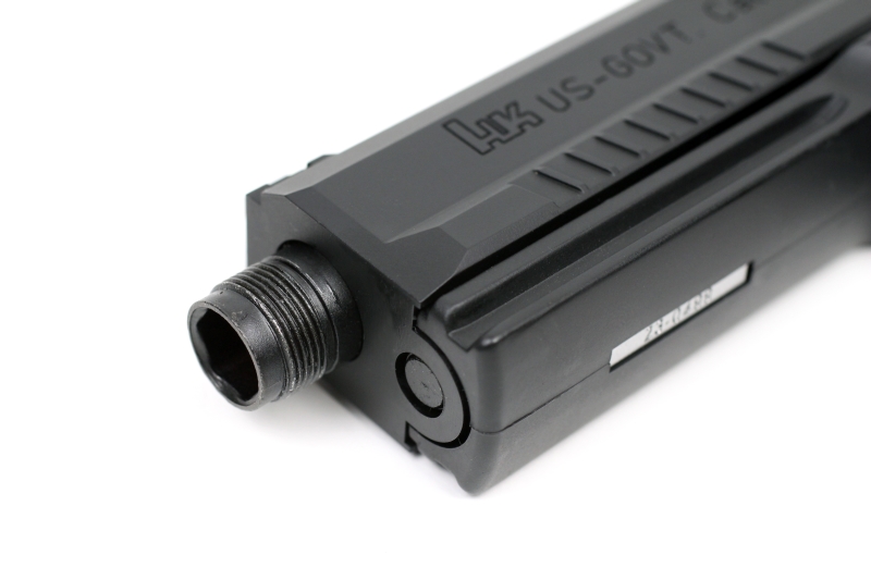 東京マルイのSOCOM Mk23に汎用サプレッサーと汎用レイル
