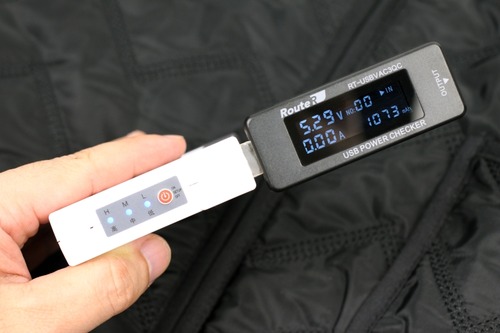 USB簡易測定器で計測