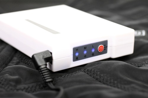 も残量表示のLEDが点灯