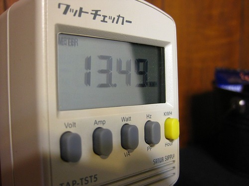 一週間の積算電力