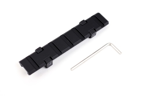 マウントレイル本体と六角レンチ