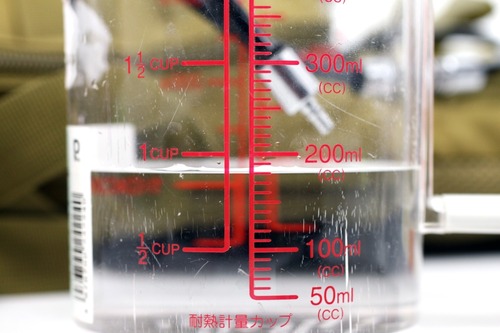 1分間あたり180ml