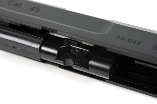 ホップアップの調整ダイヤル