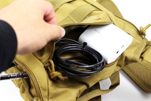 ポケットに入れる