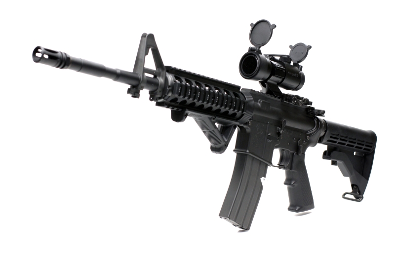 東京マルイのM4A1 MWS GBB用にAimpoint COMP M2タイプダット