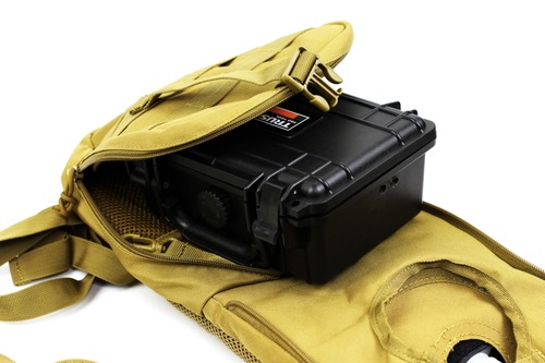 消音のために使用していたケース