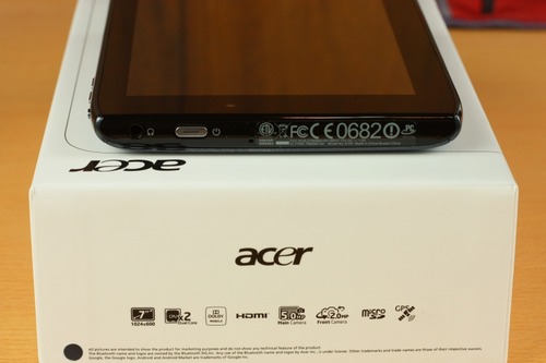 Acer ICONIA TAB A100 上部