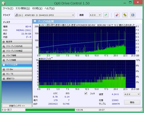 Panasonic LM-BRS25M50Sの品質