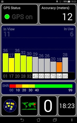 MeMO Pad 7 (ME176)のGPS感度