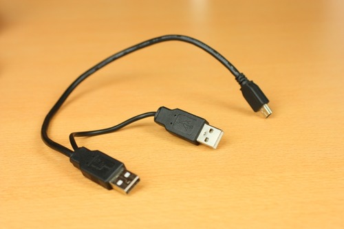 USB Y字ケーブル