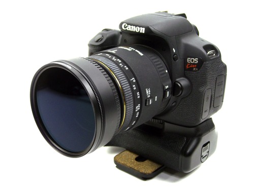 C-PLフィルターを装着