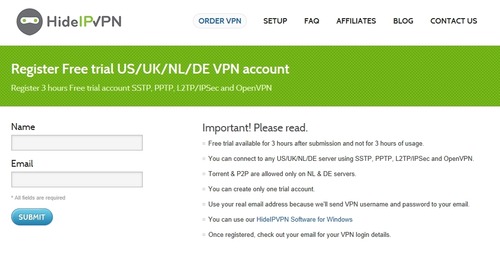 02アカウントに使うユーザーネームとメールアドレスを入力