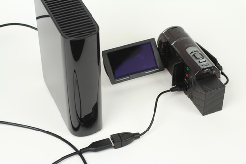 ビデオカメラ用のコネクタ付