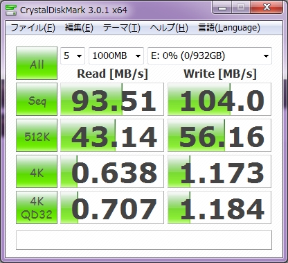 内蔵のHDDをSATAで接続