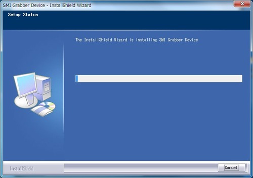 美男子の捕獲述エントリーモデル　ドライバーインストール