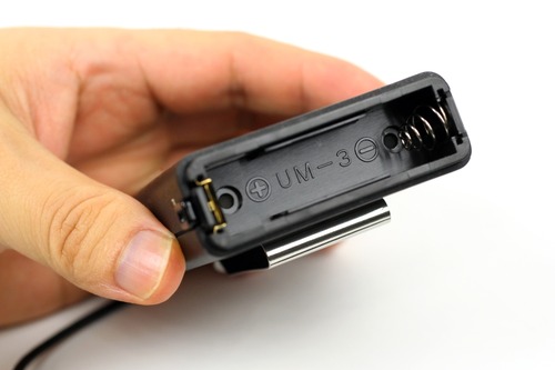 電池を入れるスペース