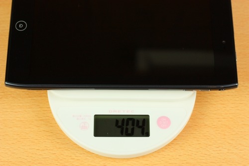 Acer ICONIA TAB A100は404g