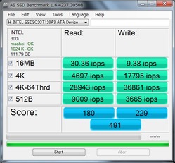 AS SSD Benchmark IOPS