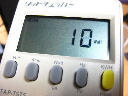 HDDハイバネーション時消費電力